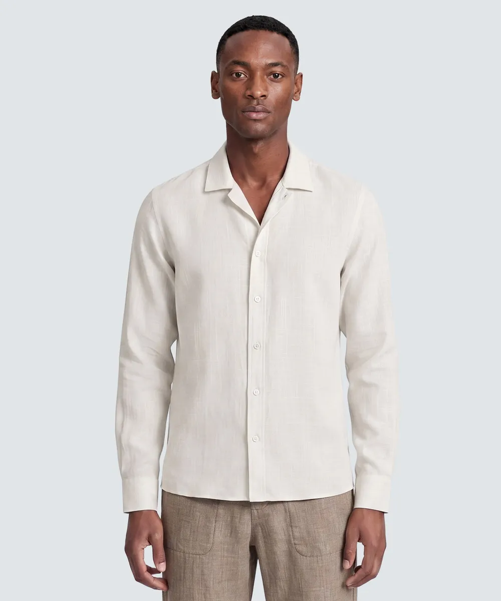 Men’s Merino Linen Button-Up