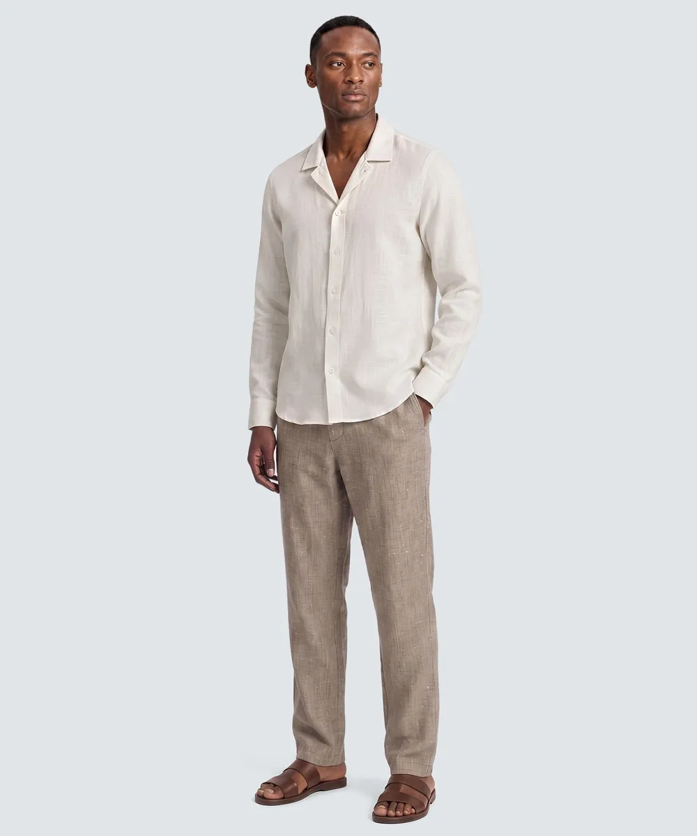 Men’s Merino Linen Button-Up 2