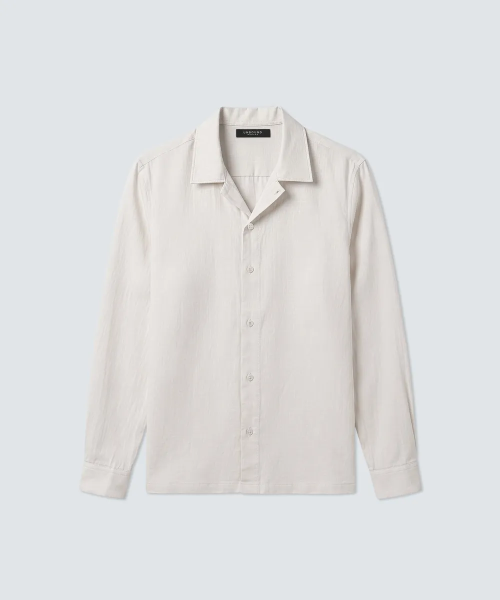 Men’s Merino Linen Button-Up 6