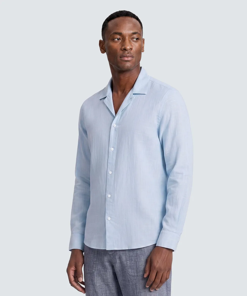 Men’s Merino Linen Button-Up 7