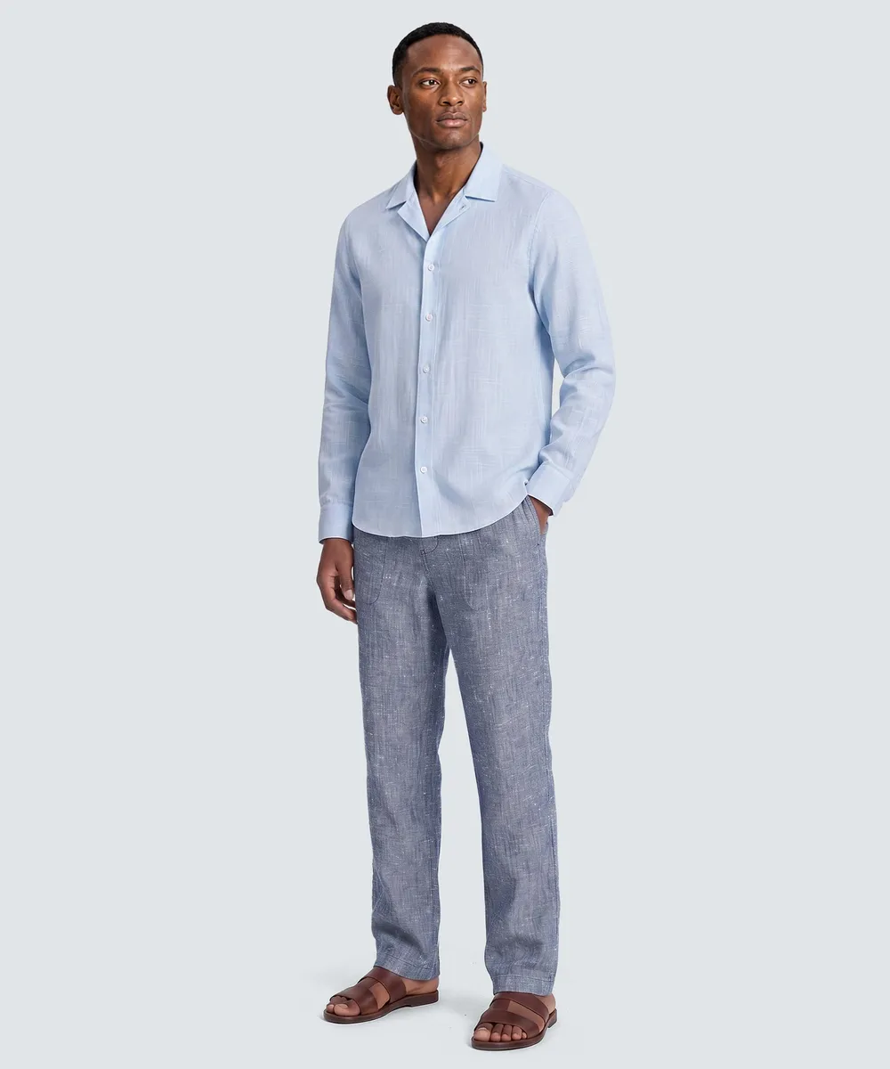 Men’s Merino Linen Button-Up 8