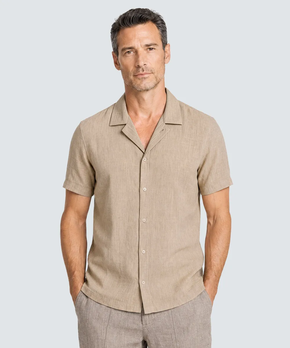 Men’s Merino Linen Tropical Shirt