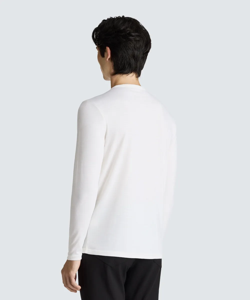 Men's Long Sleeve Merino Crew 12