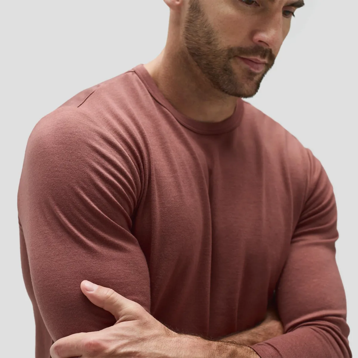 Men's Long Sleeve Merino Crew 20