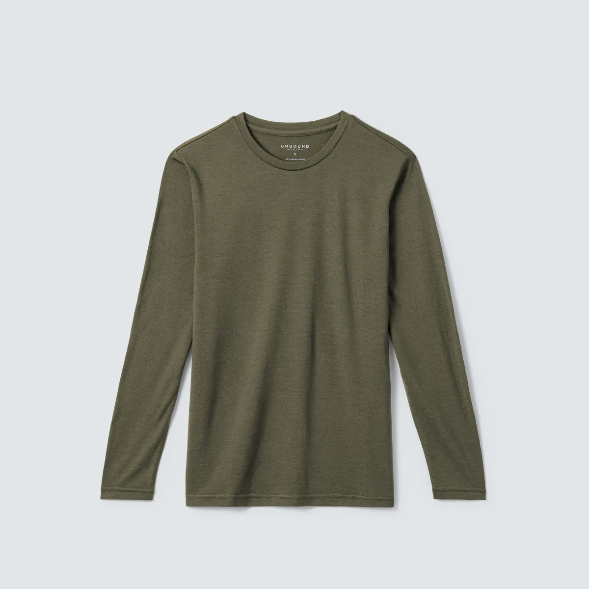 Men's Long Sleeve Merino Crew 35