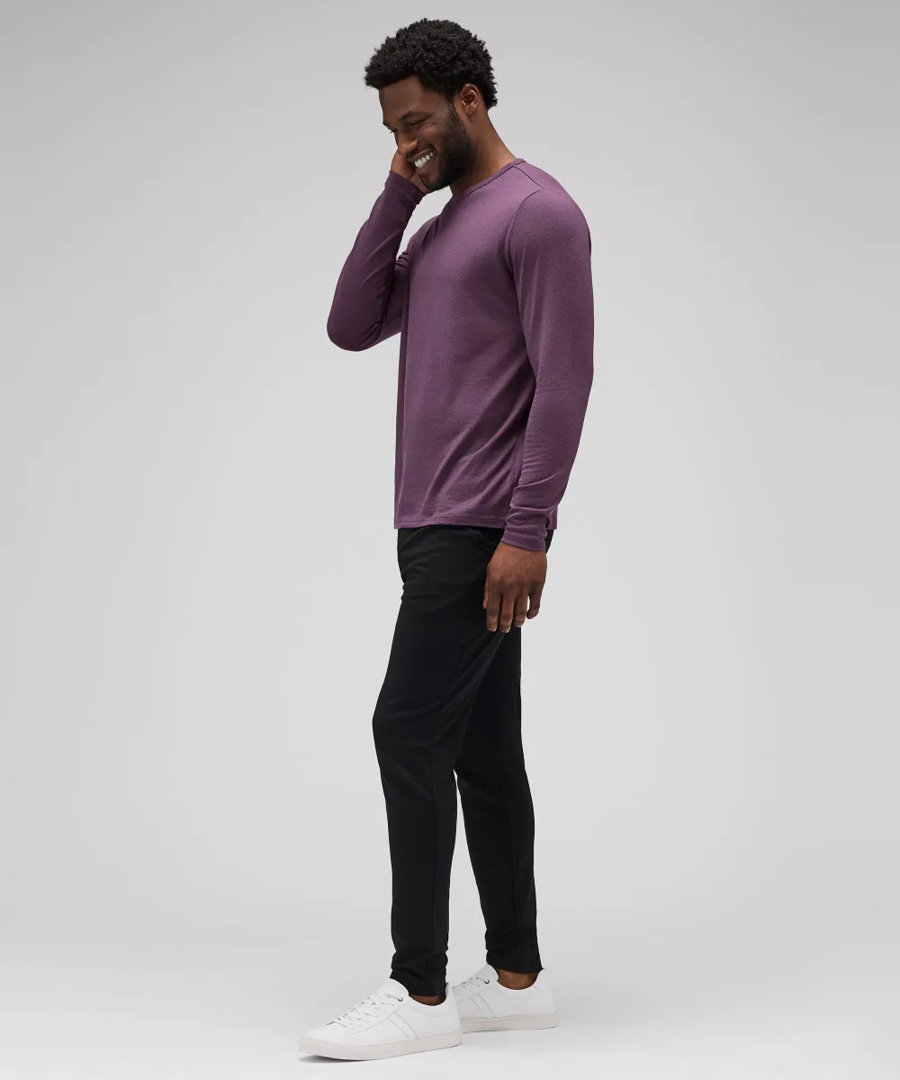 Men's Long Sleeve Merino Crew 37