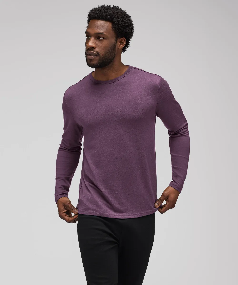 Men's Long Sleeve Merino Crew 38