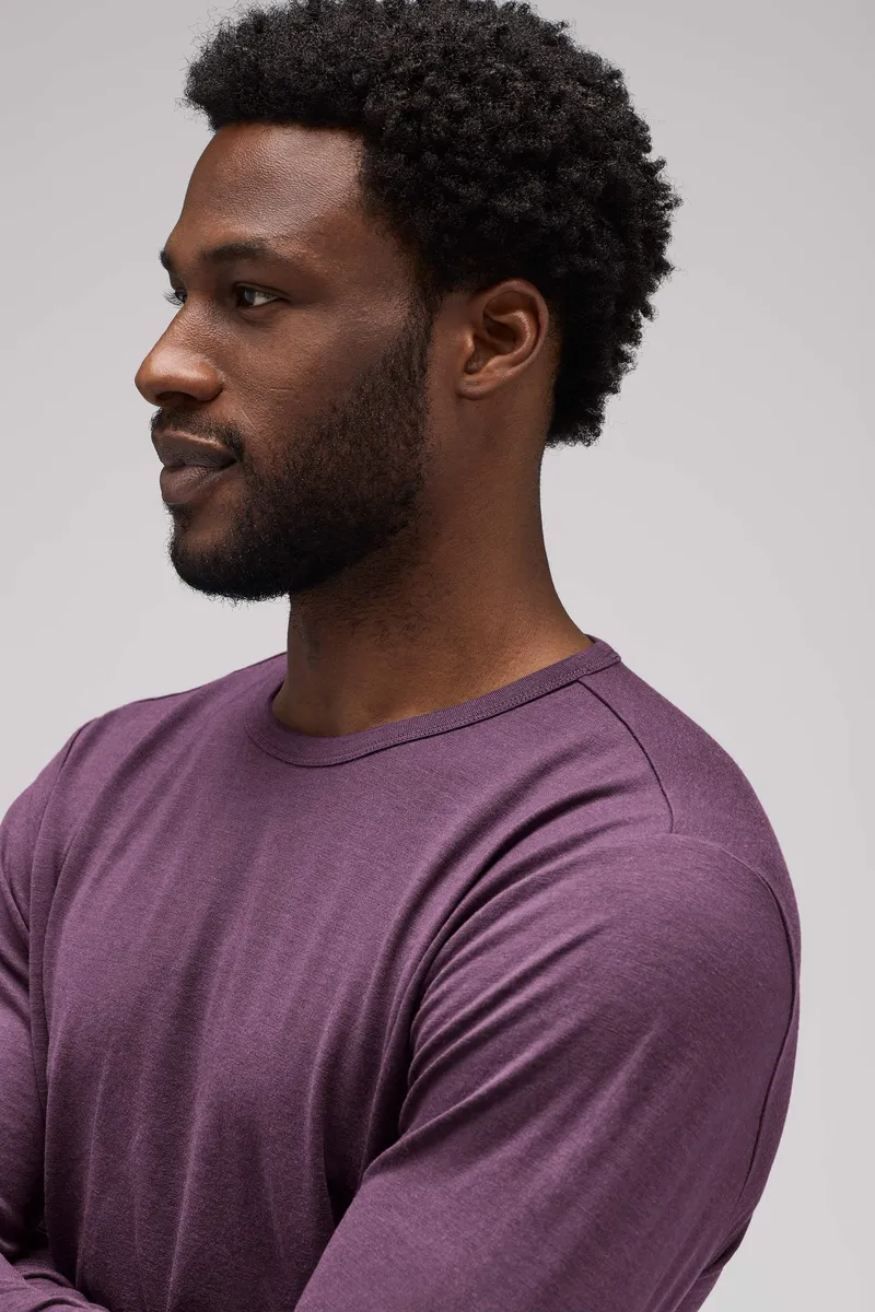 Men's Long Sleeve Merino Crew 39