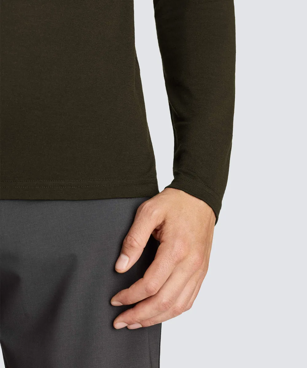 Men's Long Sleeve Merino Crew 61