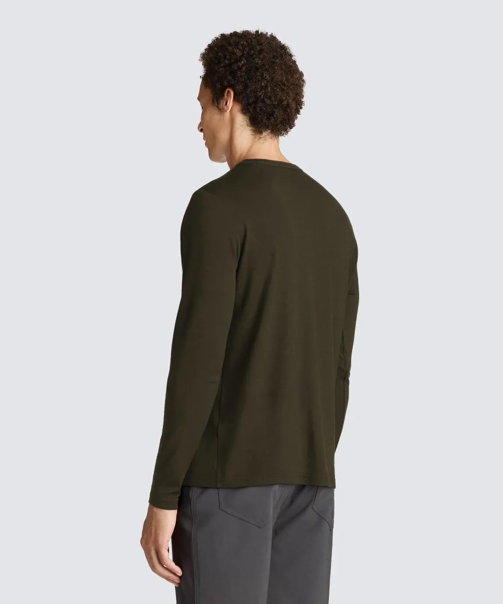 Men's Long Sleeve Merino Crew 63