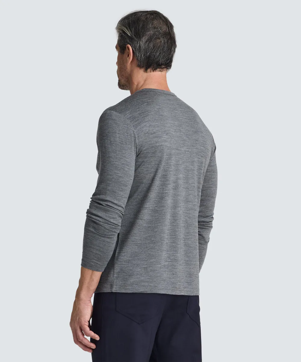 Men's Long Sleeve Merino Crew 67