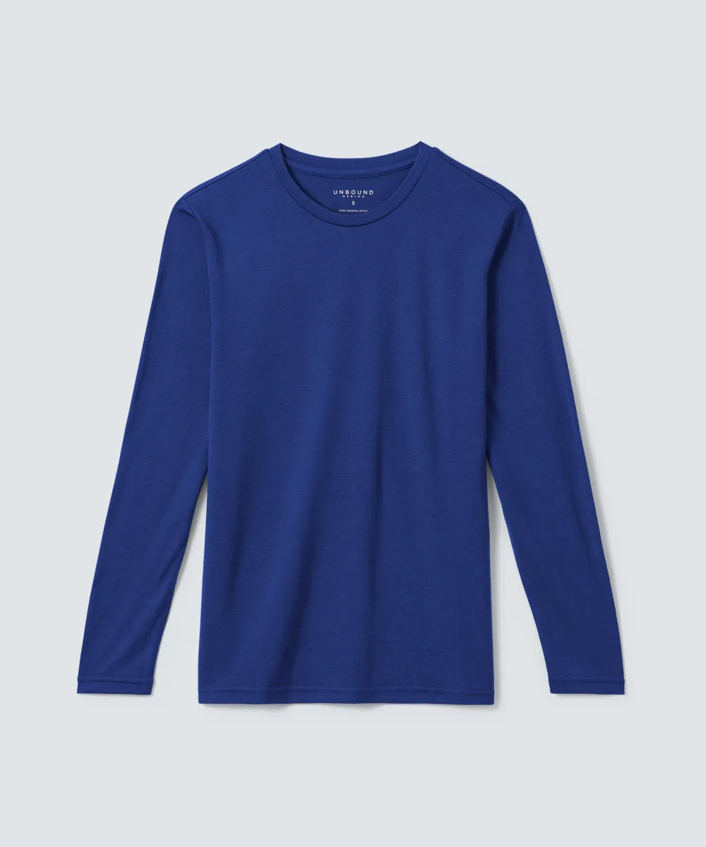 Men's Long Sleeve Merino Crew 86