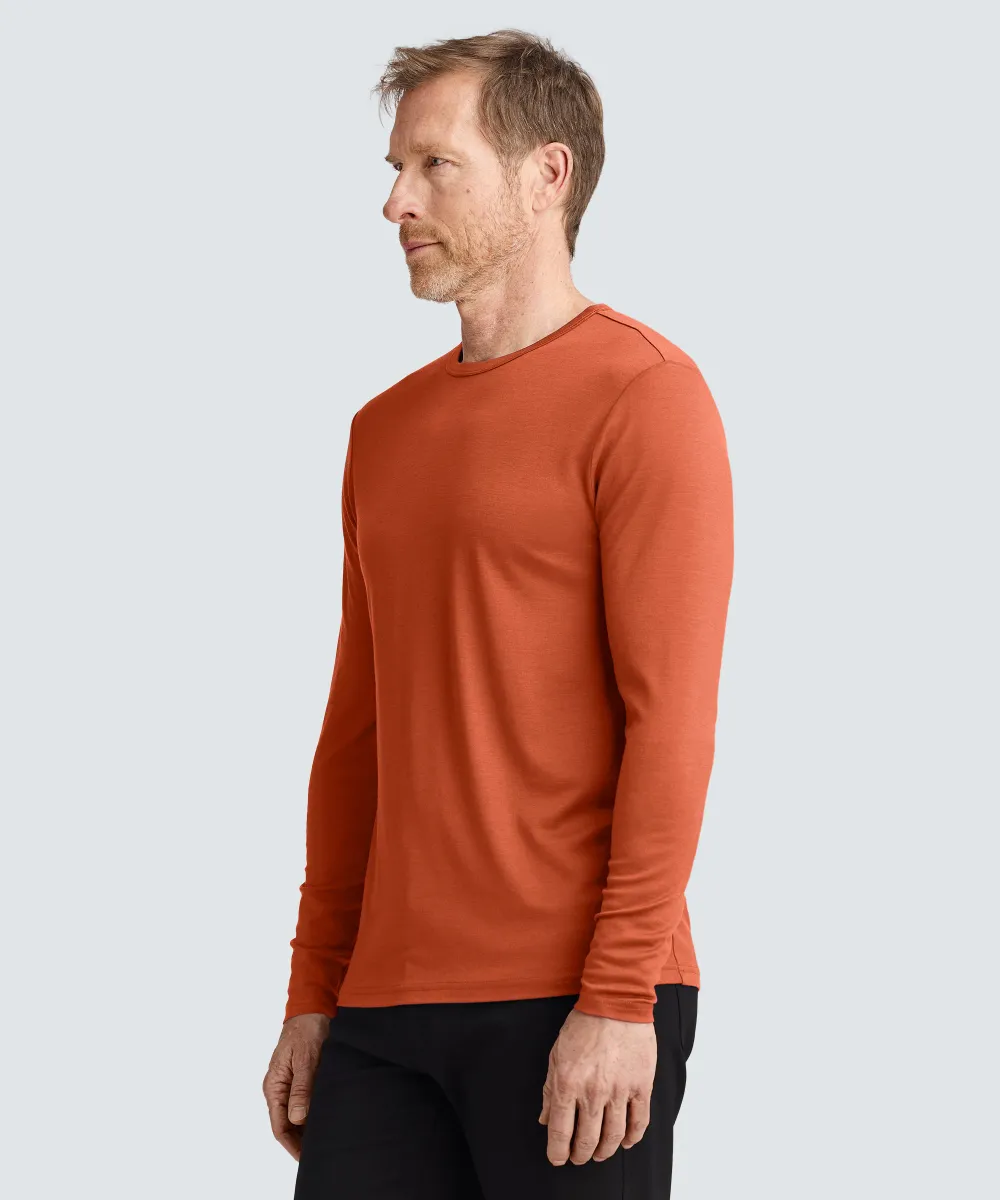 Men's Long Sleeve Merino Crew 90