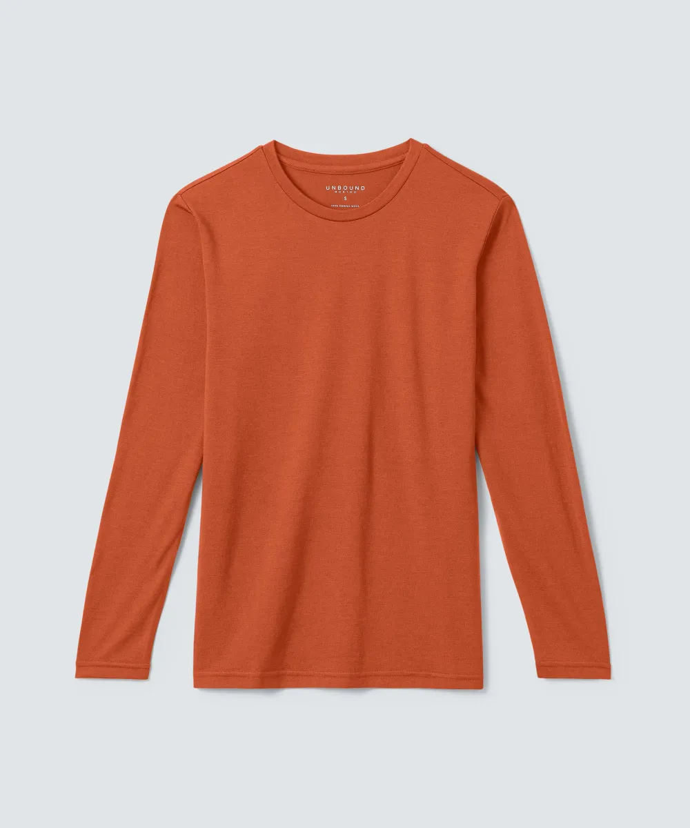 Men's Long Sleeve Merino Crew 92