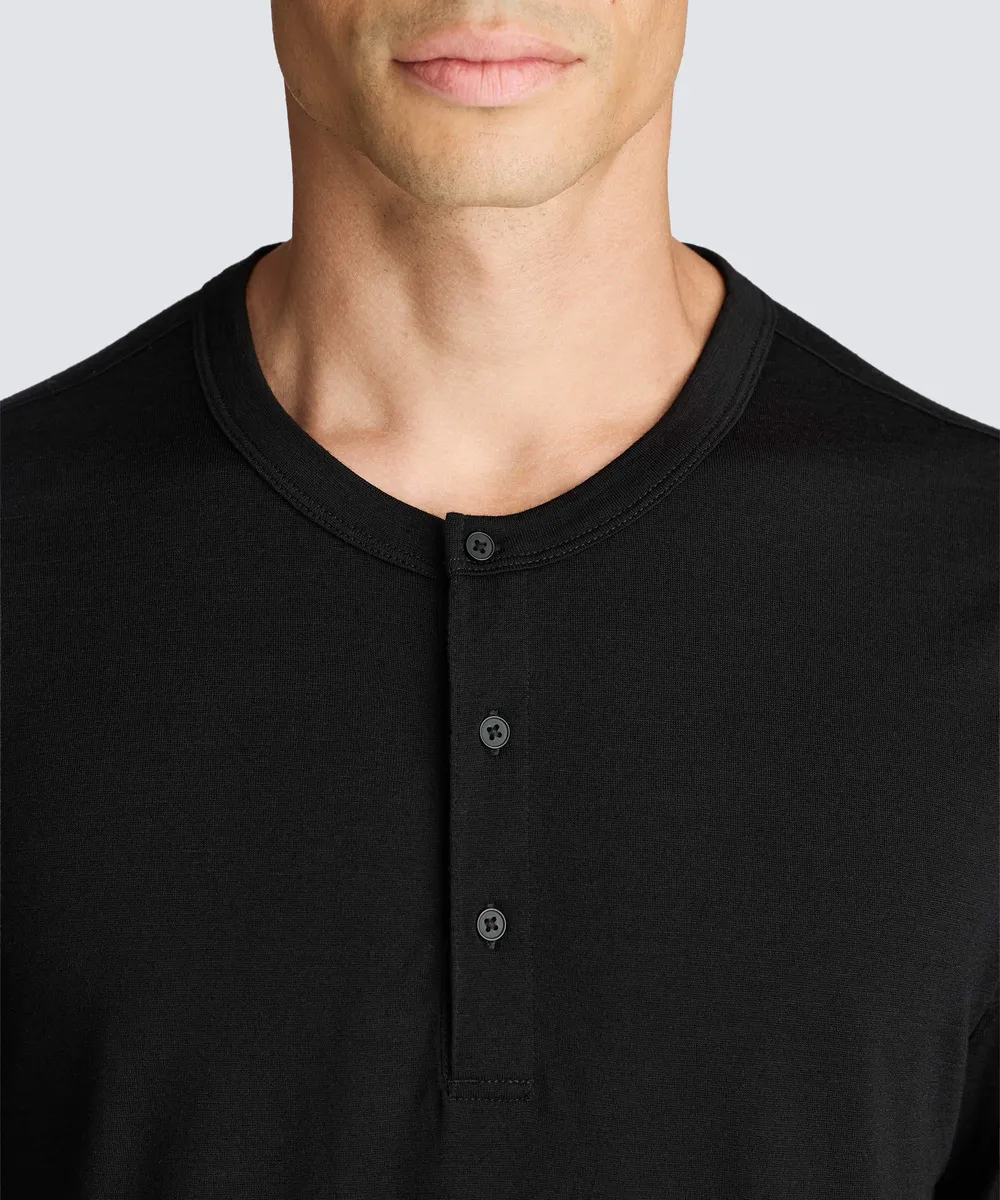 Men's Long Sleeve Merino Henley 2