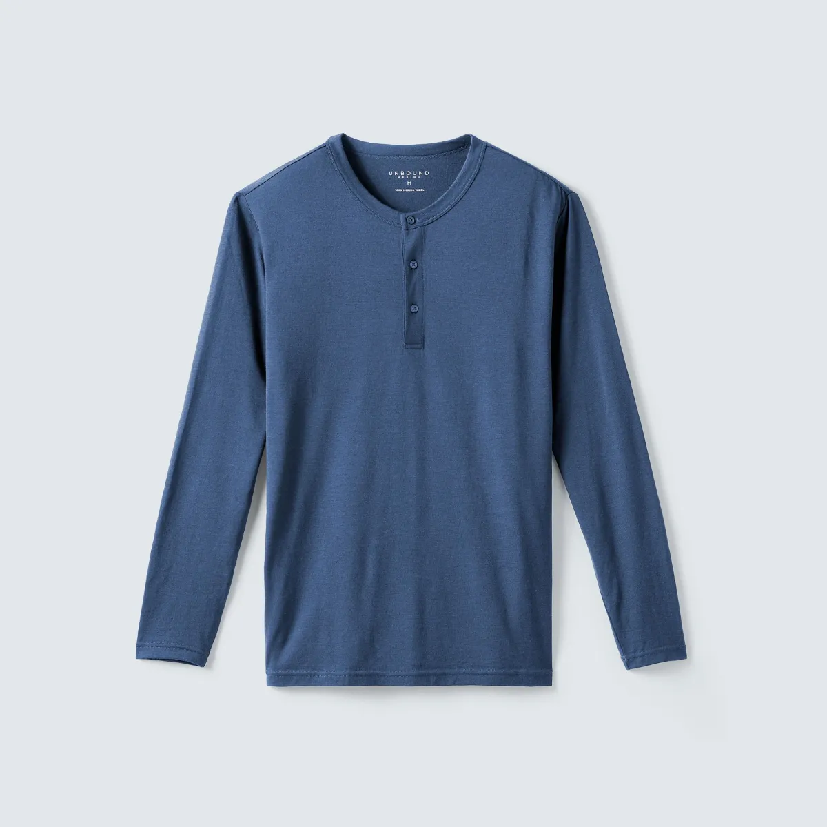 Men's Long Sleeve Merino Henley 15