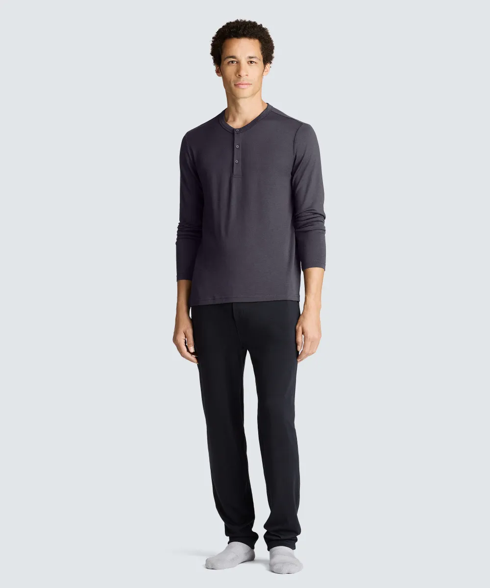 Men's Long Sleeve Merino Henley 23