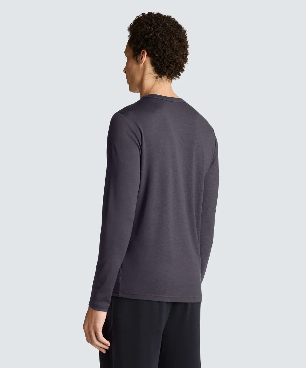 Men's Long Sleeve Merino Henley 24