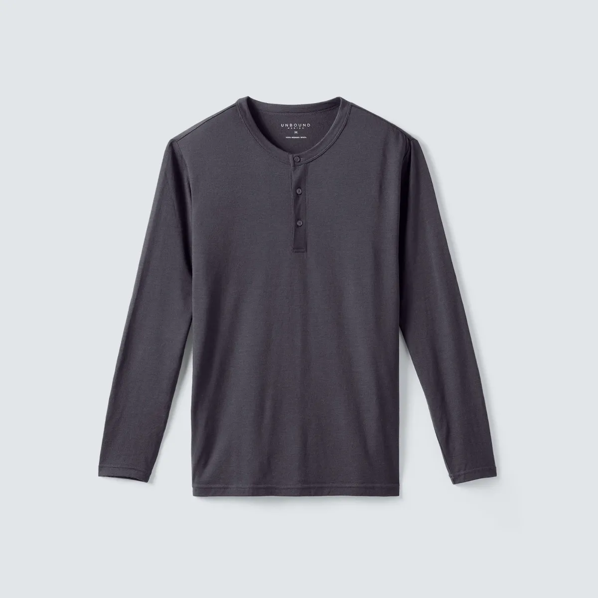 Men's Long Sleeve Merino Henley 26