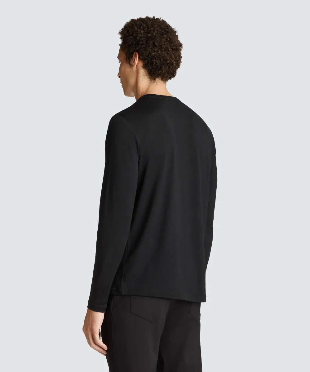 Men's Long Sleeve Merino Henley 4