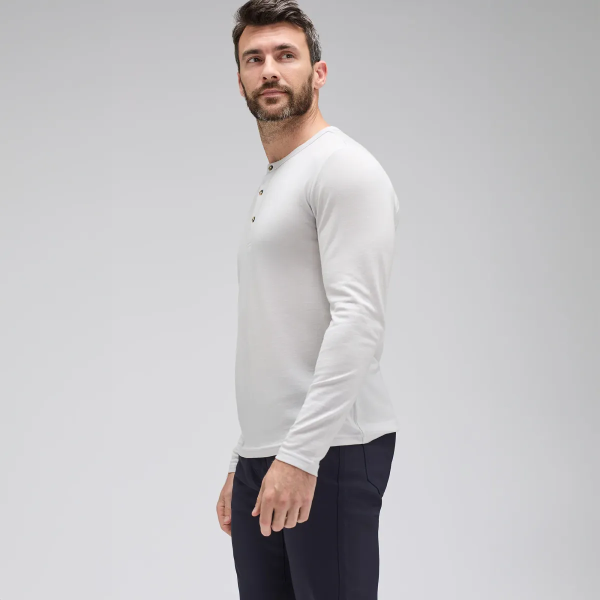 Men's Long Sleeve Merino Henley 33
