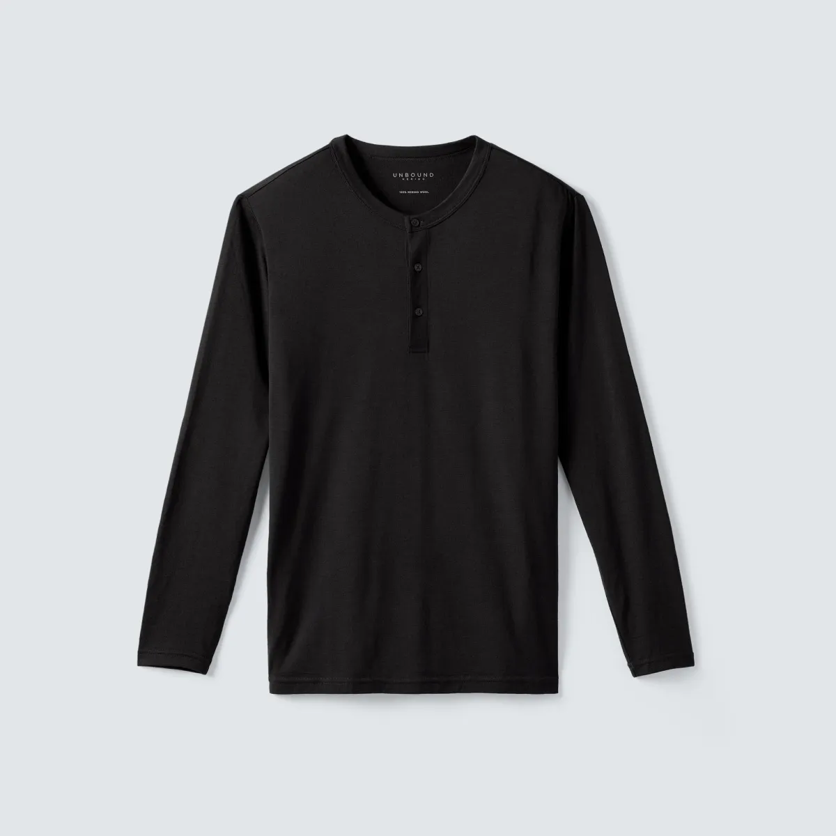 Men's Long Sleeve Merino Henley 5