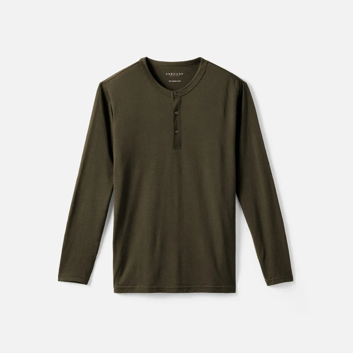 Men's Long Sleeve Merino Henley 10