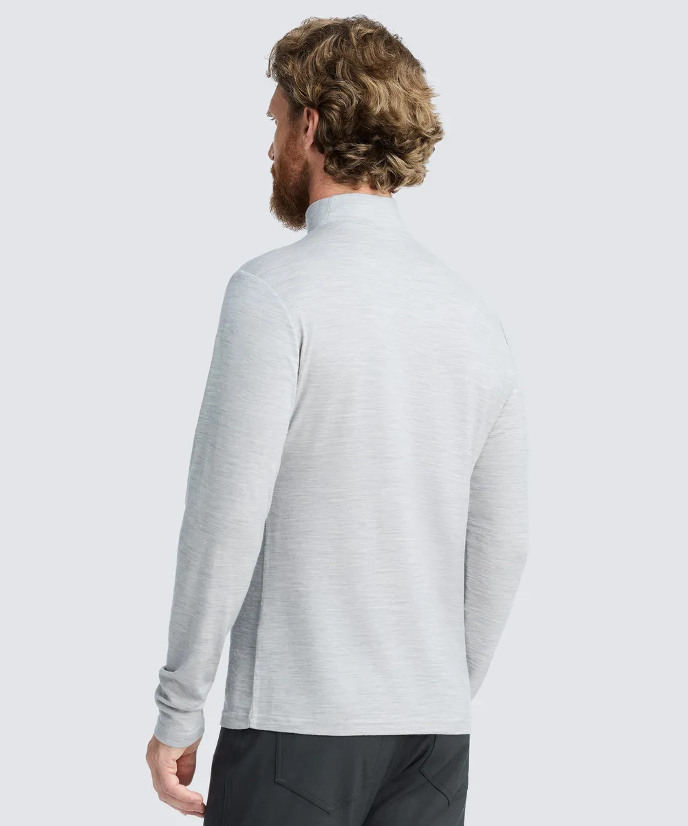 Men's Long Sleeve Merino Hi-Neck 14