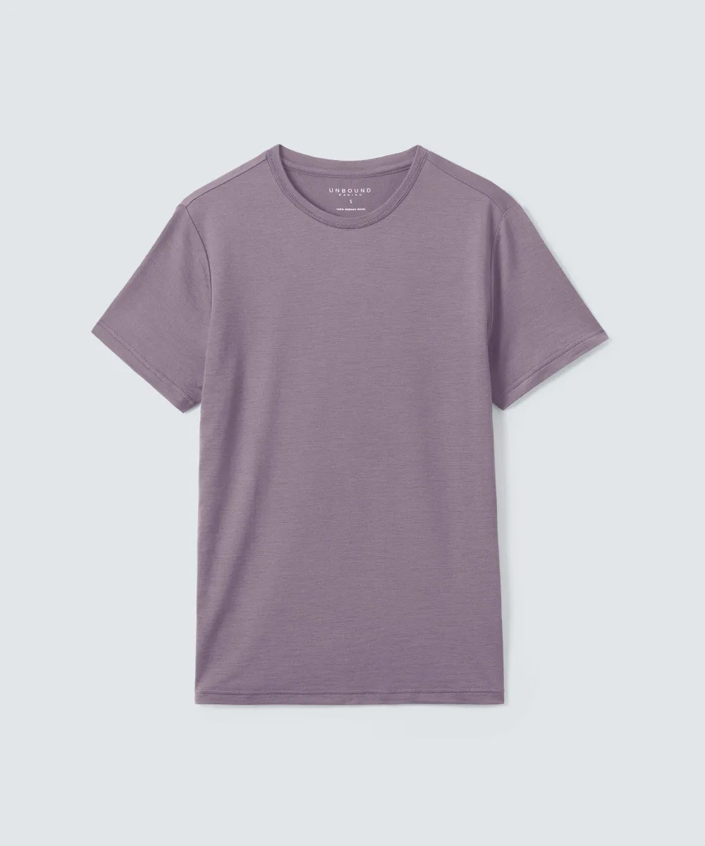 Men's Merino Crew Neck T-Shirt 108