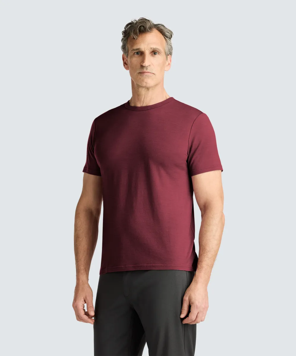 Men's Merino Crew Neck T-Shirt 29
