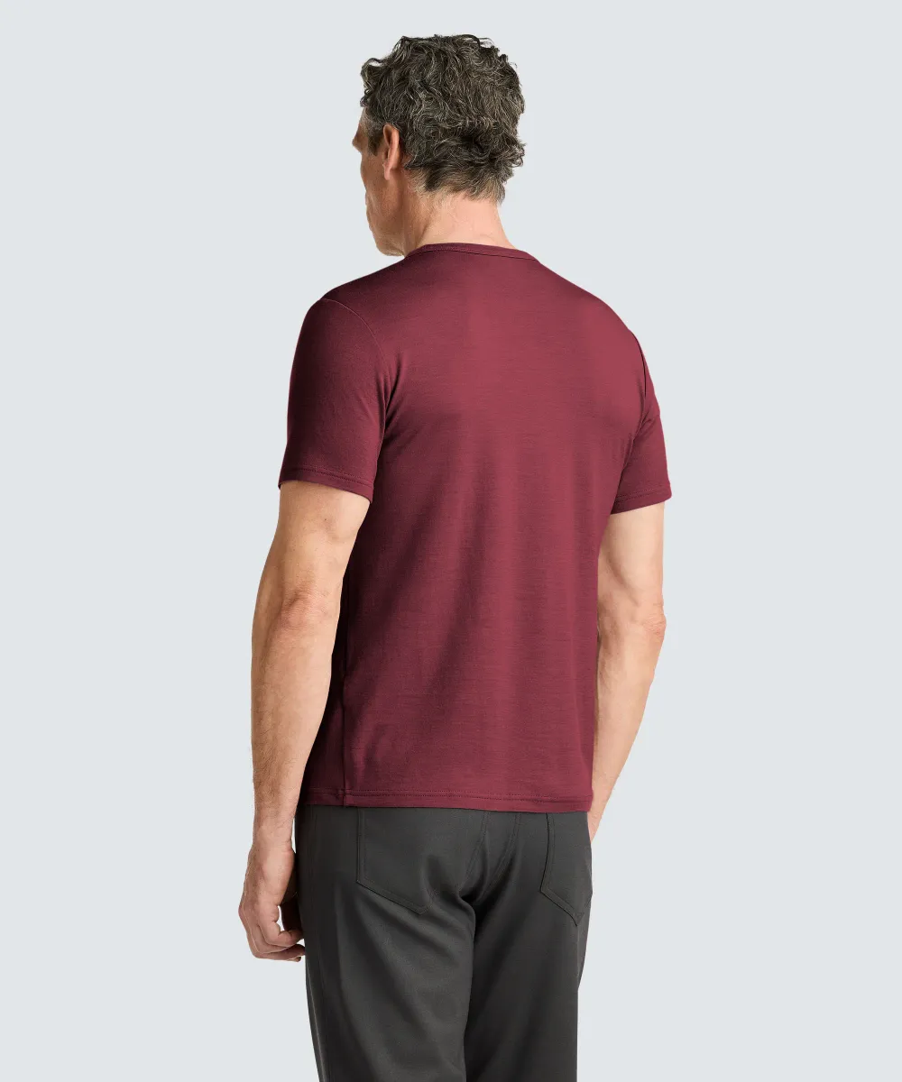 Men's Merino Crew Neck T-Shirt 32