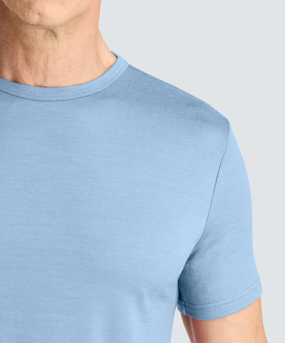 Men's Merino Crew Neck T-Shirt 95