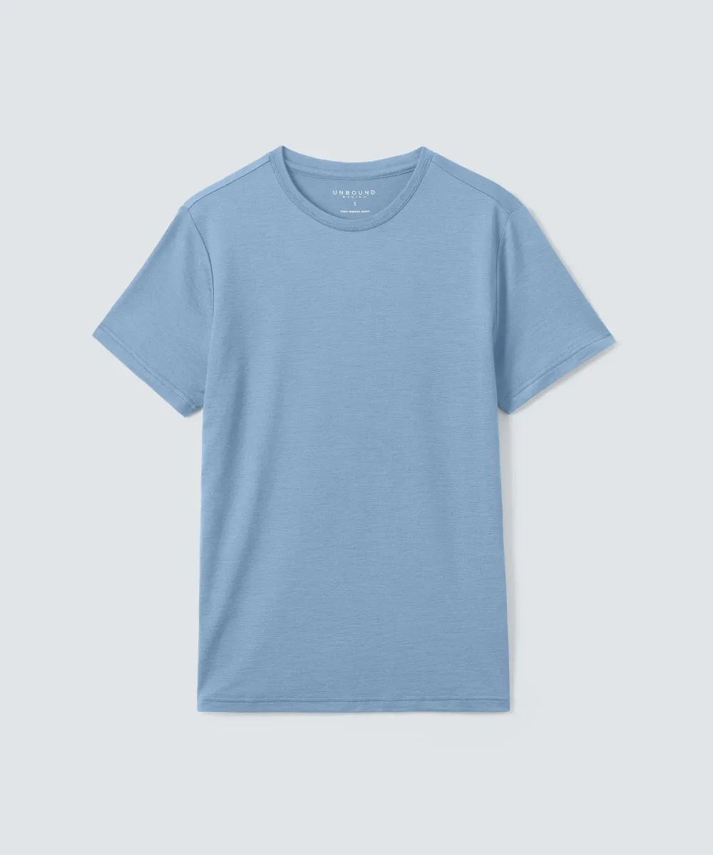 Men's Merino Crew Neck T-Shirt 97