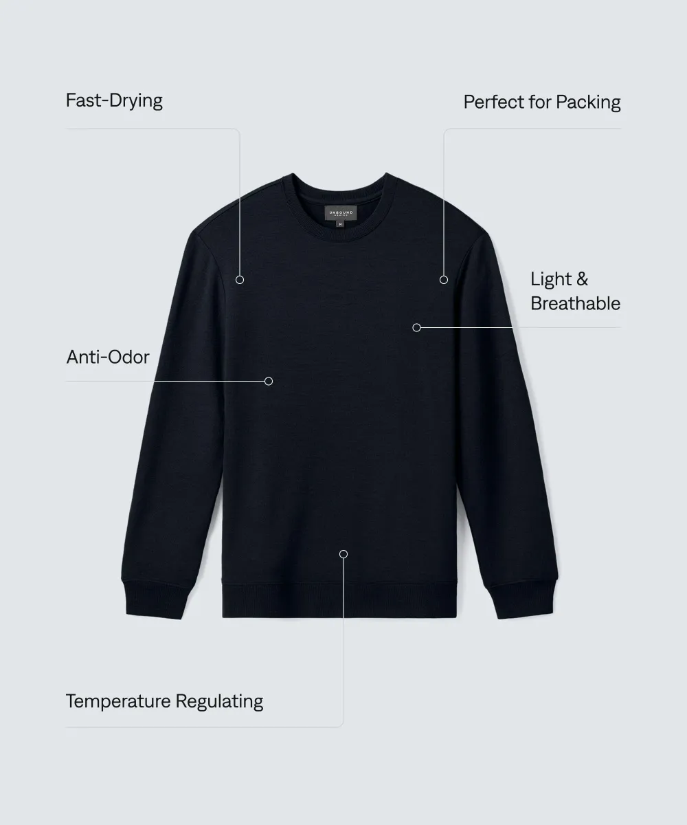 Men's Merino Crew Sweatshirt 18