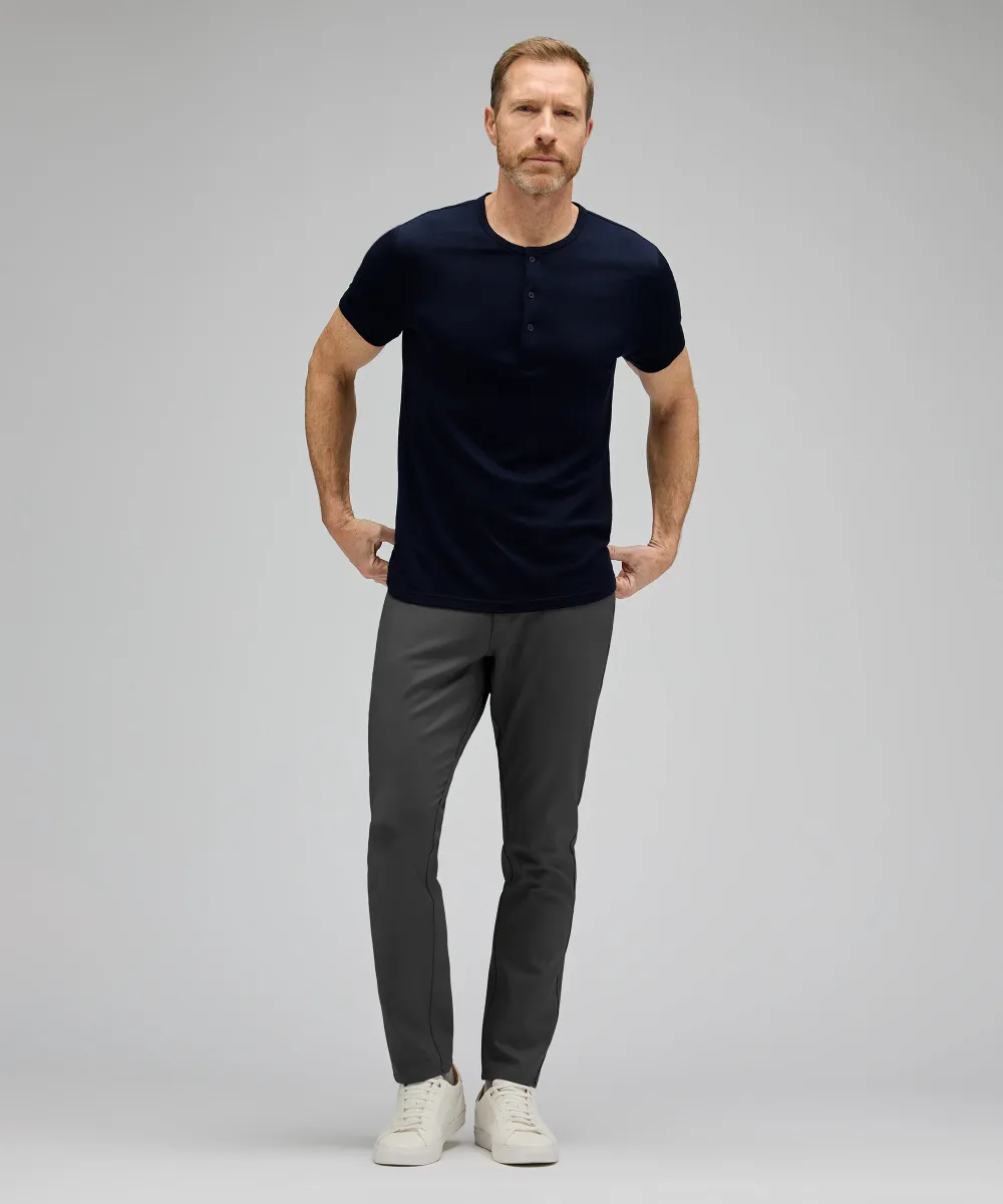 Men's Merino Short Sleeve Henley 2
