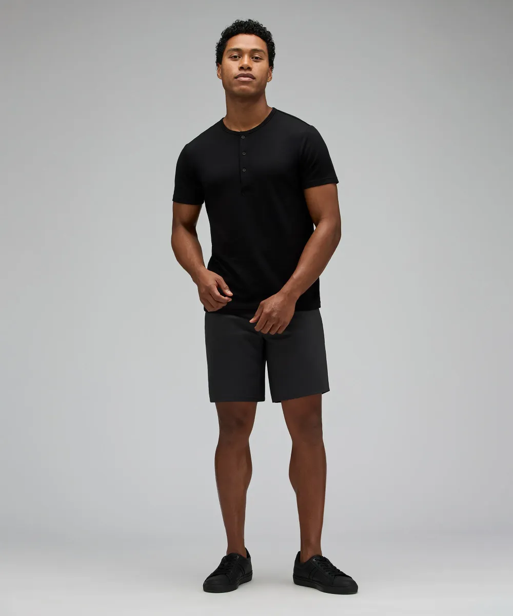 Men's Merino Short Sleeve Henley 22