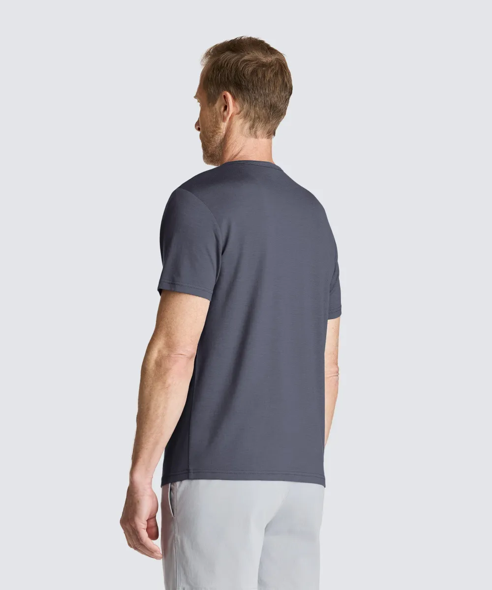 Men's Merino Short Sleeve Henley 32