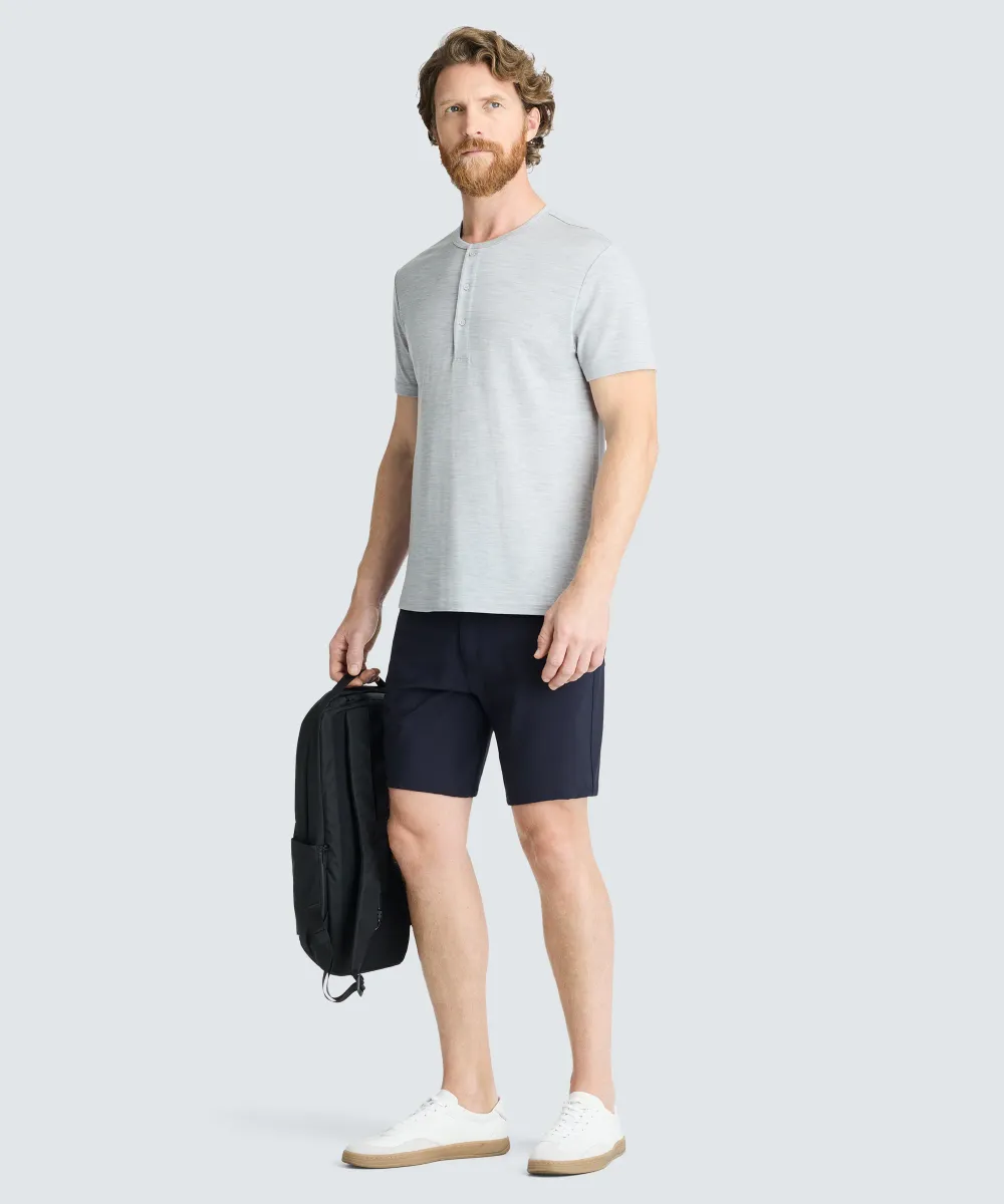 Men's Merino Short Sleeve Henley 39