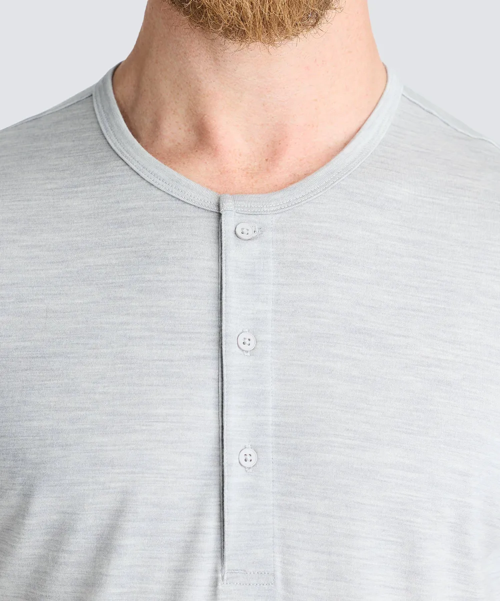 Men's Merino Short Sleeve Henley 41