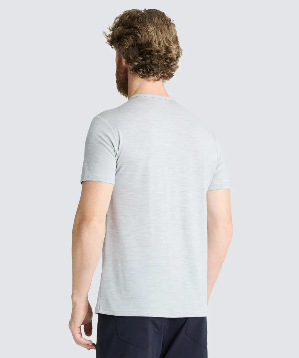 Men's Merino Short Sleeve Henley 42