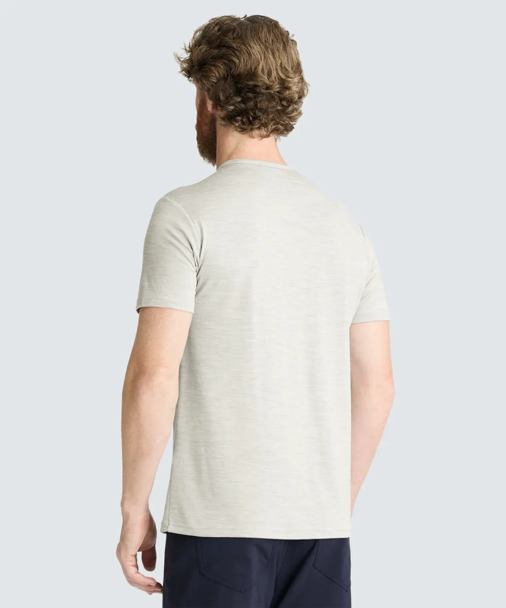 Men's Merino Short Sleeve Henley 48