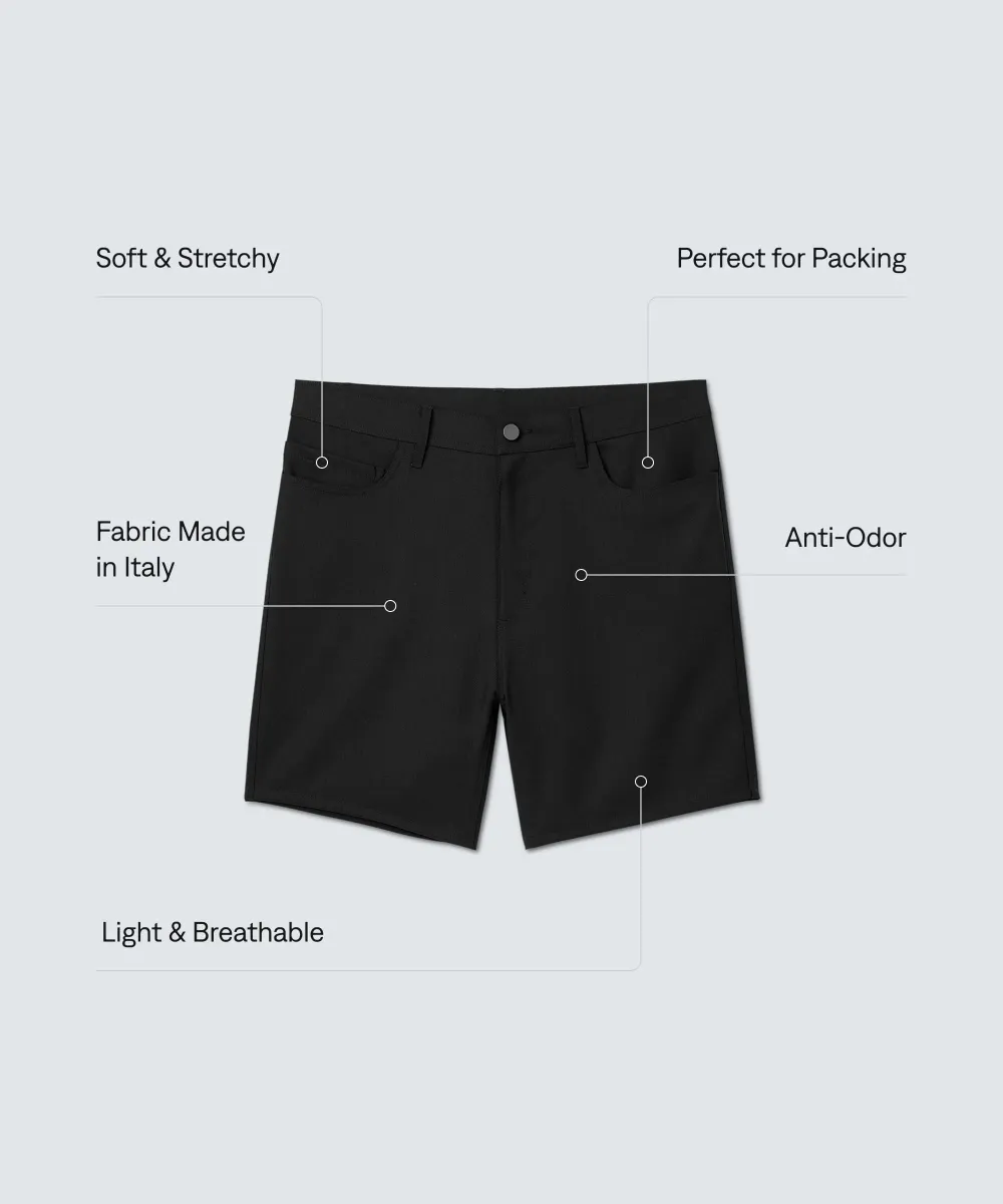 Men's Merino Travel Shorts 24