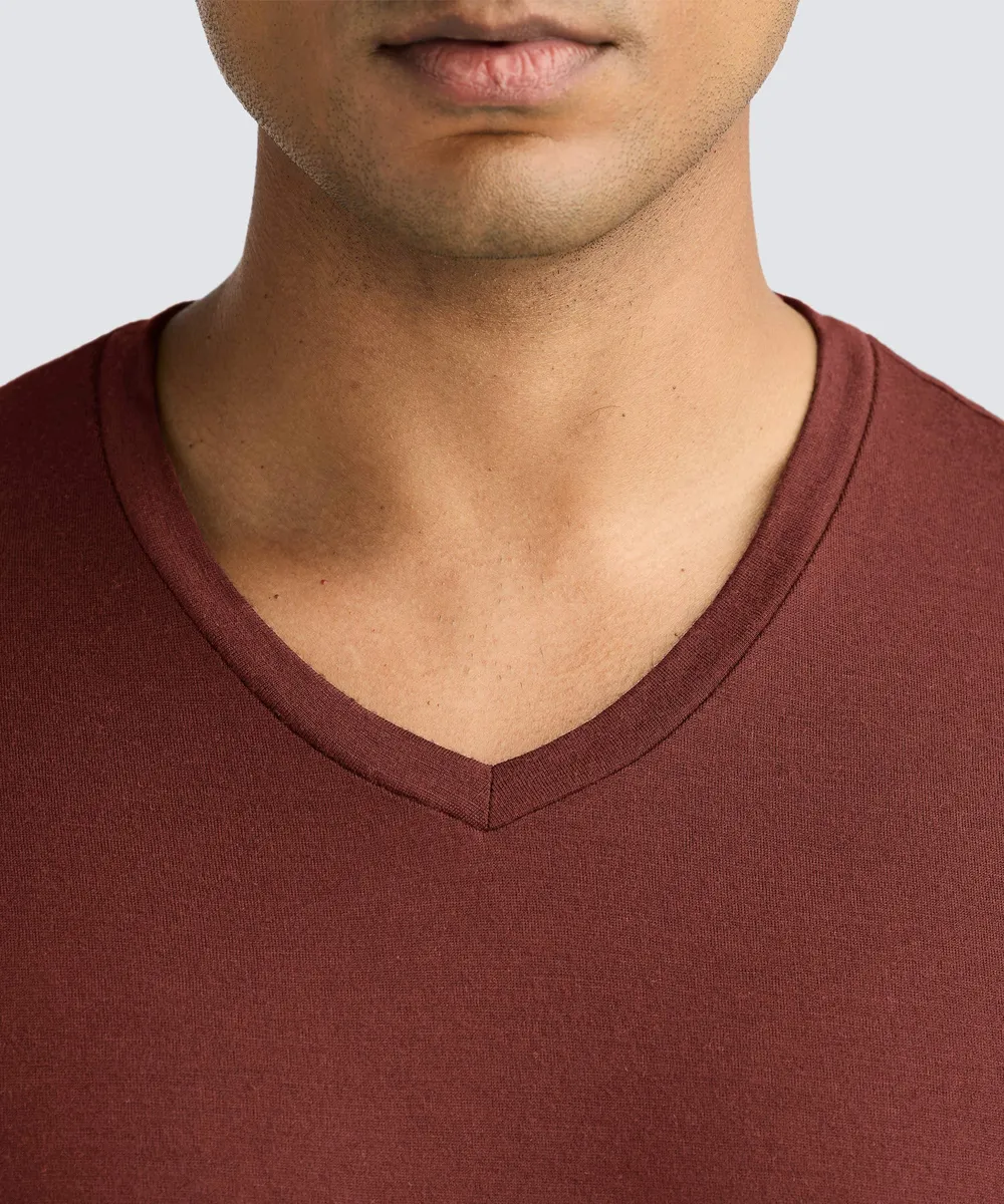 Men's Merino V-Neck T-Shirt 50