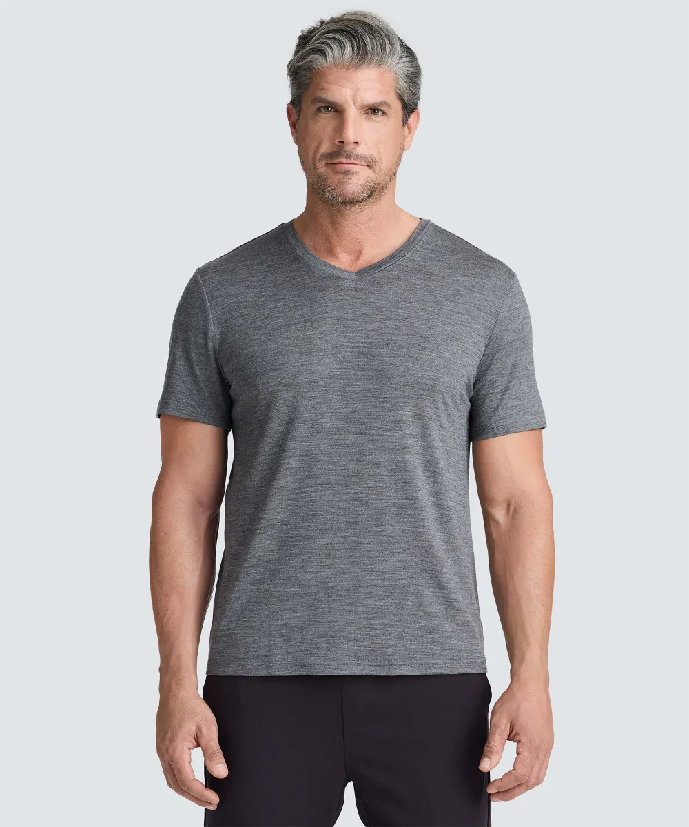 Men's Merino V-Neck T-Shirt 64