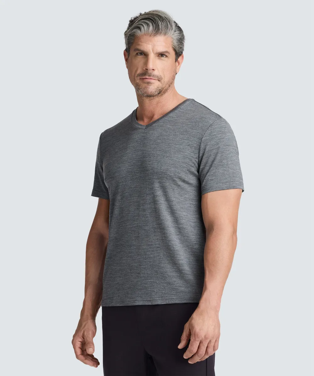 Men's Merino V-Neck T-Shirt 65