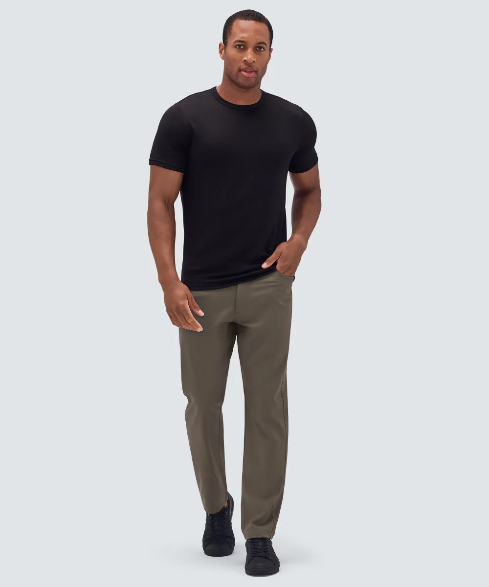 Men's Relaxed Merino Travel Pants 56