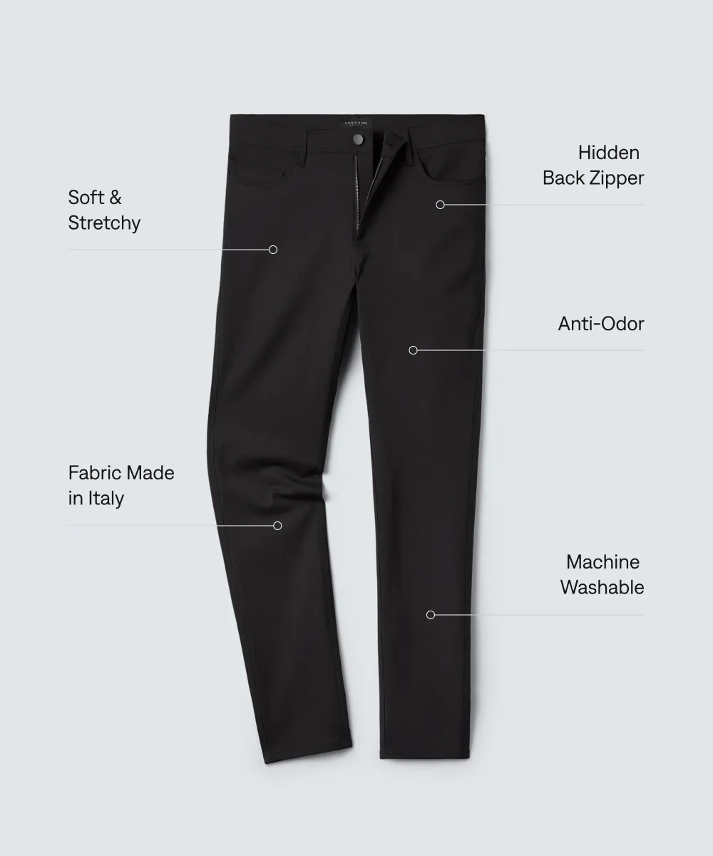 Men's Slim Merino Travel Pants 48