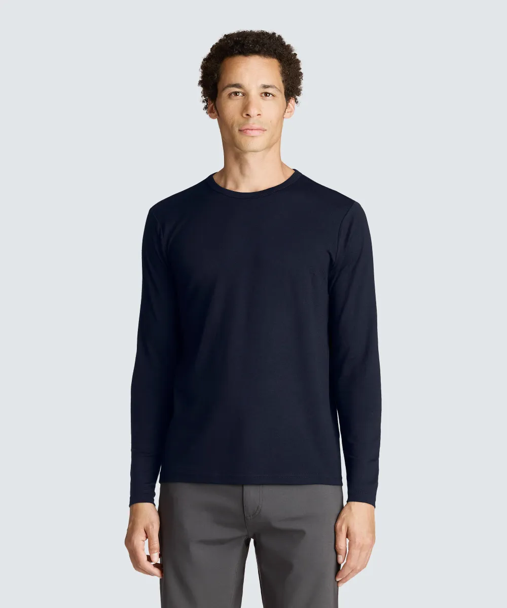 Men's Tall Long Sleeve Merino Crew 13