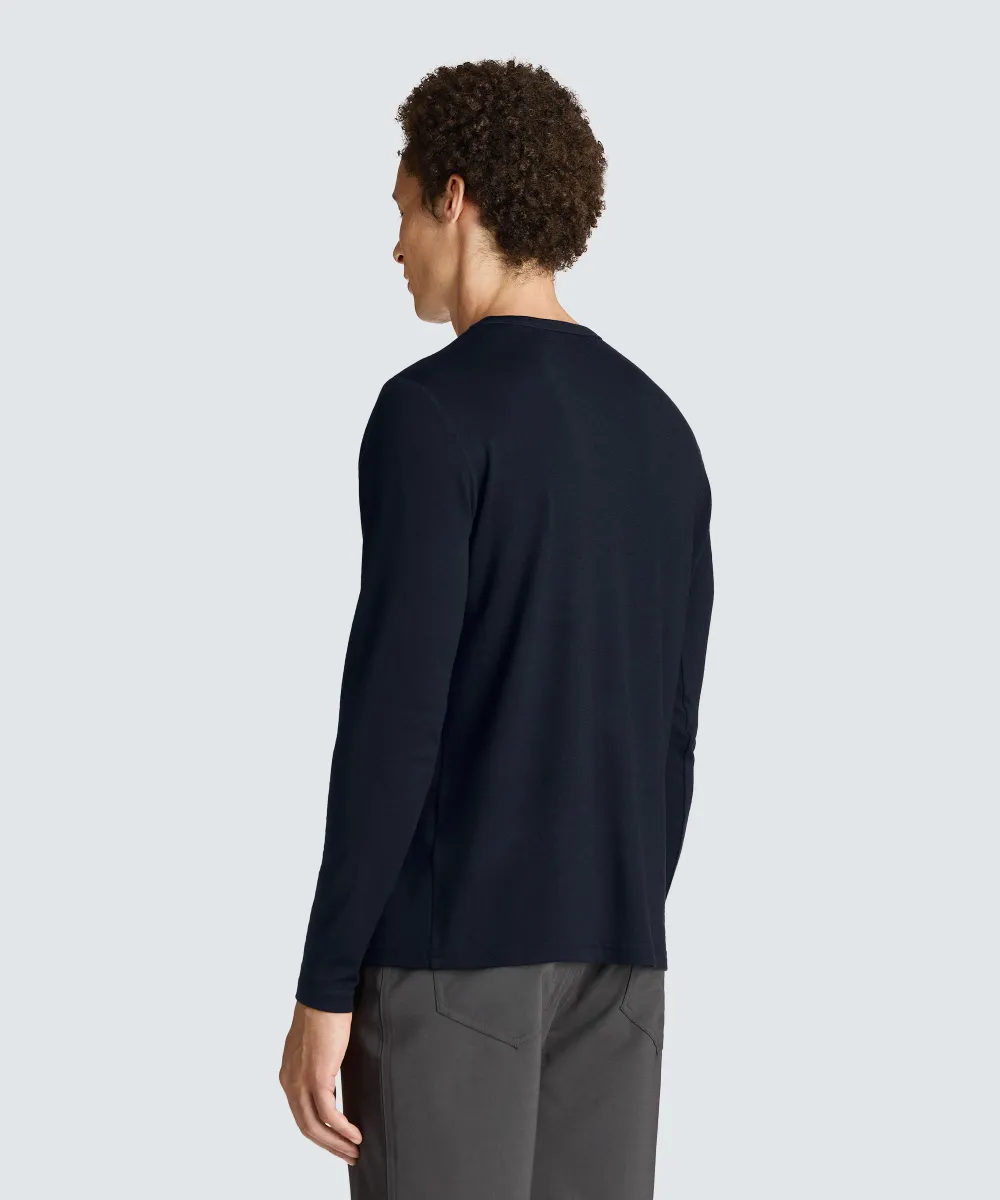 Men's Tall Long Sleeve Merino Crew 16