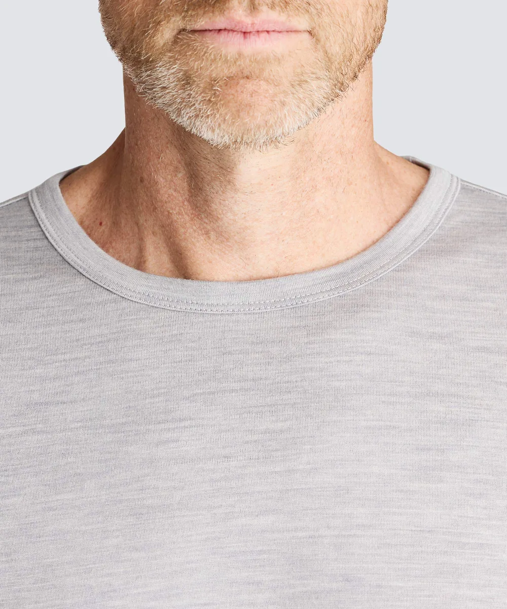 Men's Tall Long Sleeve Merino Crew 20